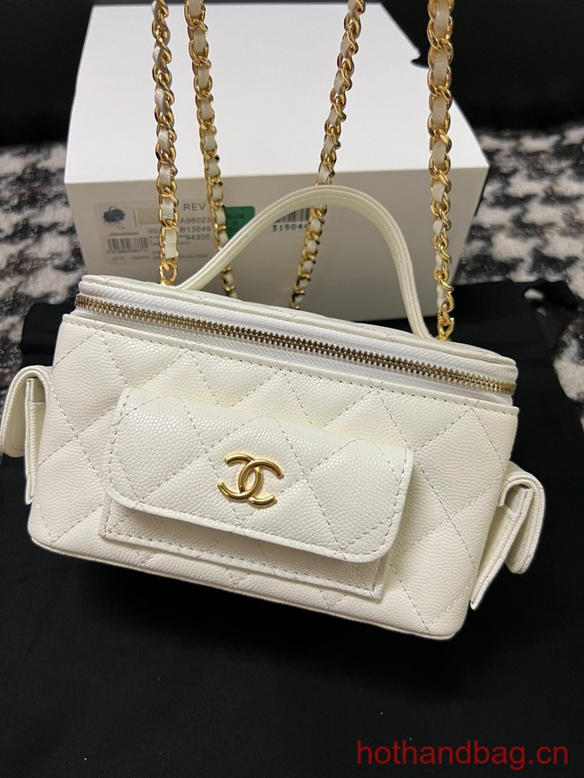 Chanel CLUTCH WITH CHAIN AP3017 white