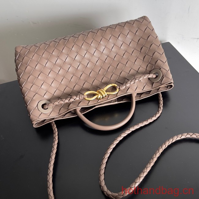 Bottega Veneta Small East West Andiamo 754990 Taupe grey