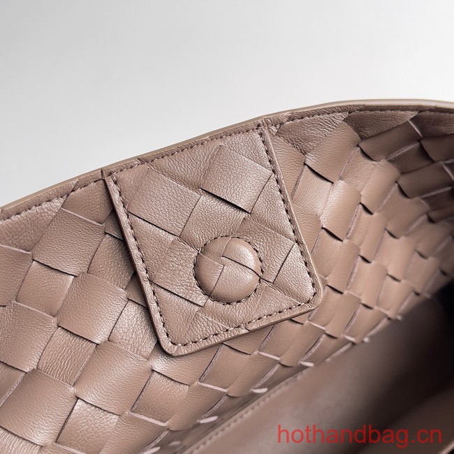 Bottega Veneta Small East West Andiamo 754990 Taupe grey