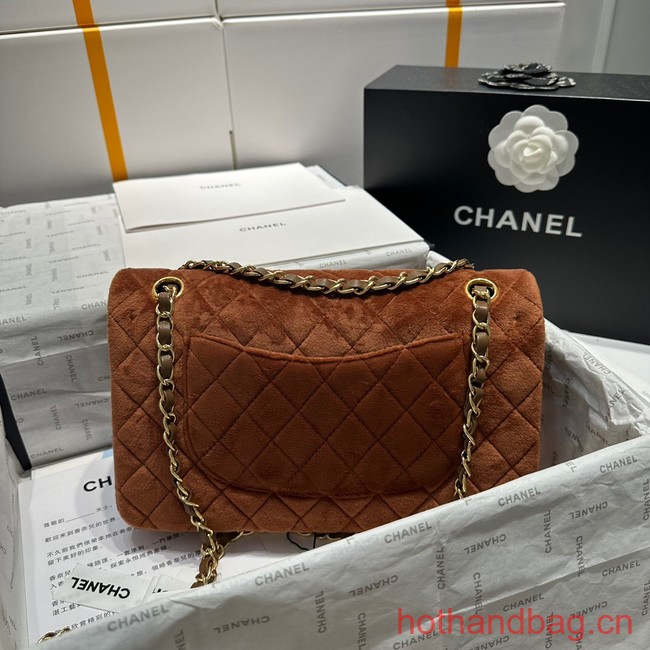 Chanel CLASSIC HANDBAG A1112 BROWN