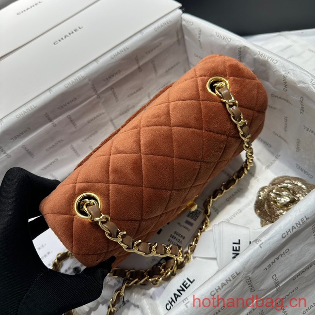 Chanel CLASSIC HANDBAG A1116 BROWN