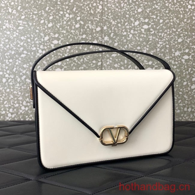 VALENTINO GARAVANI LETTER BAG 0M50 WHITE&BLACK