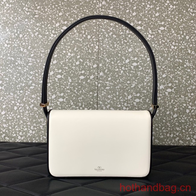 VALENTINO GARAVANI LETTER BAG 0M50 WHITE&BLACK