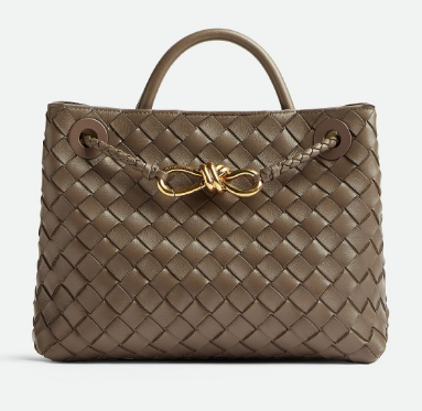 Bottega Veneta Small Andiamo 743568 Taupe grey