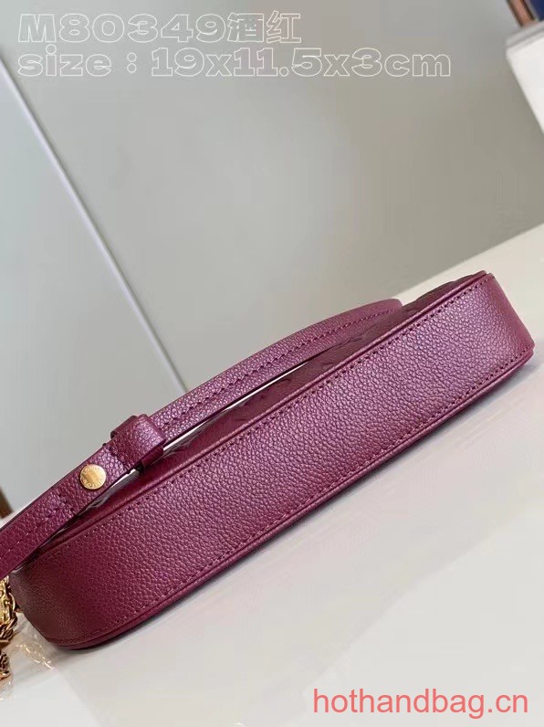 Louis Vuitton Easy Pouch M82446 Wine Red