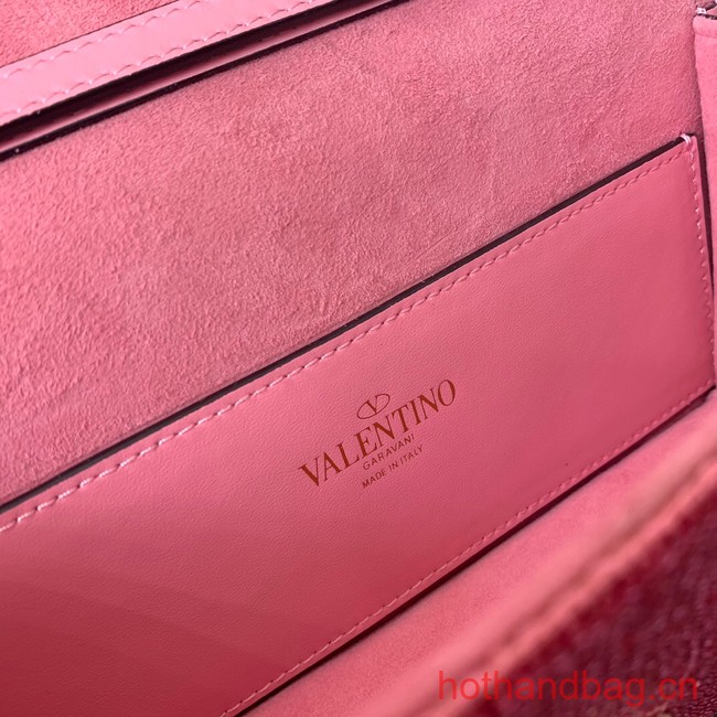 VALENTINO V-logo MINI LOCO bag beads 5032B pink