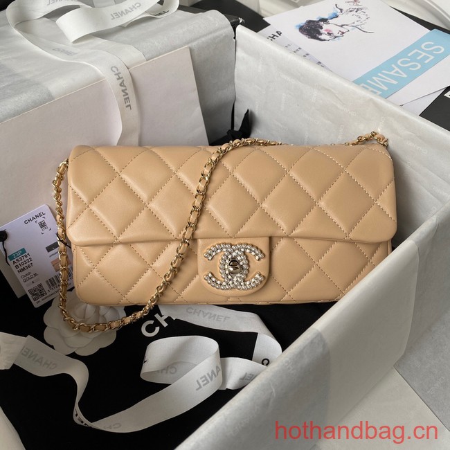 Chanel MINI FLAP BAG AS3791 Apricot