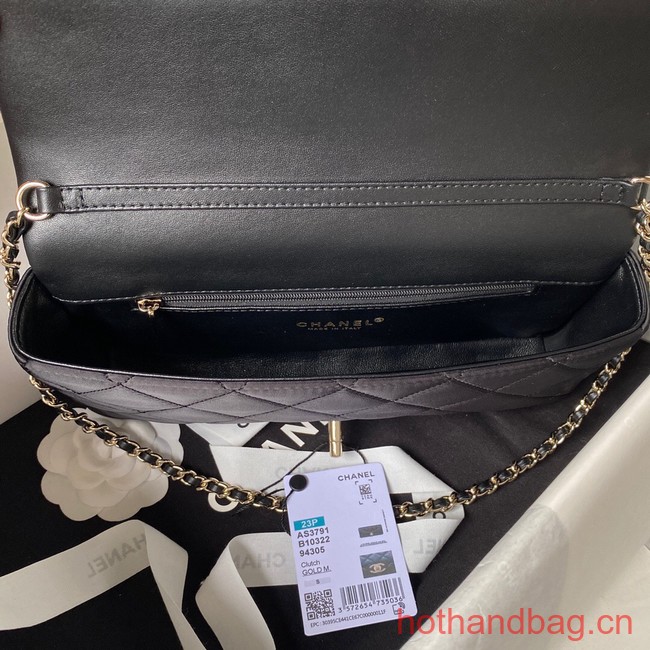 Chanel MINI FLAP BAG AS3791 black