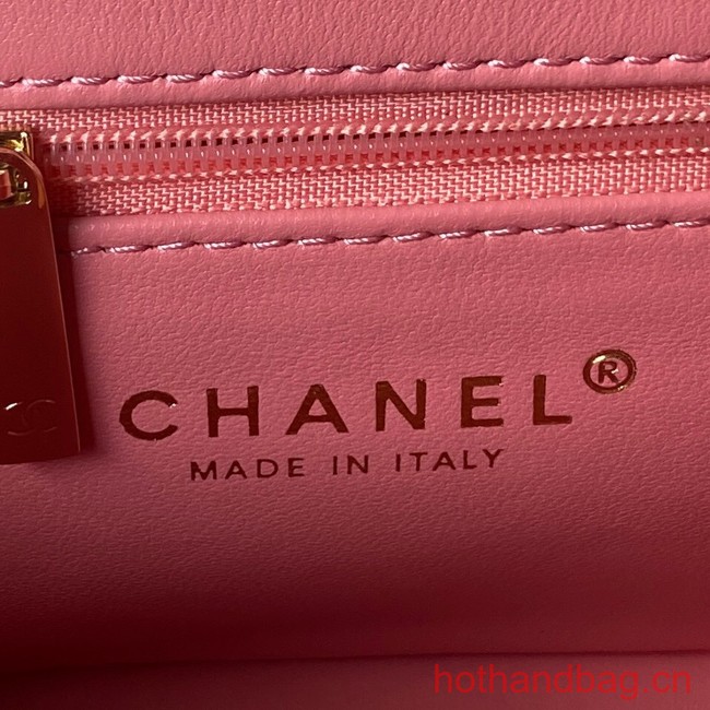 Chanel MINI FLAP BAG AS3791 pink