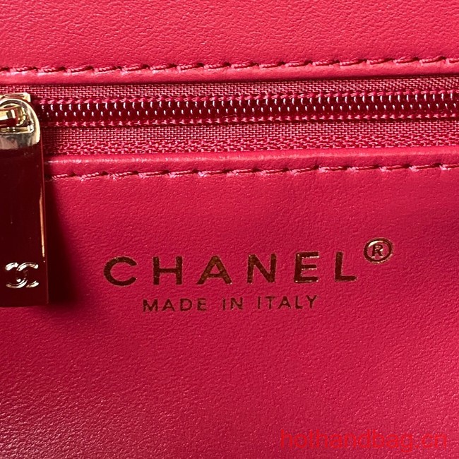 Chanel MINI FLAP BAG AS3791 red