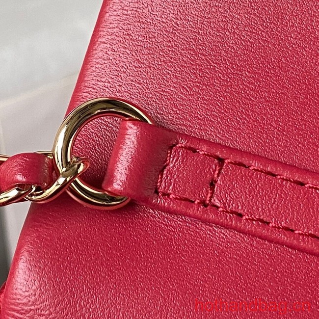 Chanel MINI FLAP BAG AS3791 red