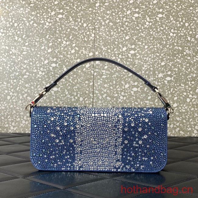 VALENTINO GARAVANI Loco Calf leather bag 2B0K3C blue