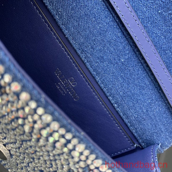 VALENTINO V-logo MINI LOCO bag 5032C blue