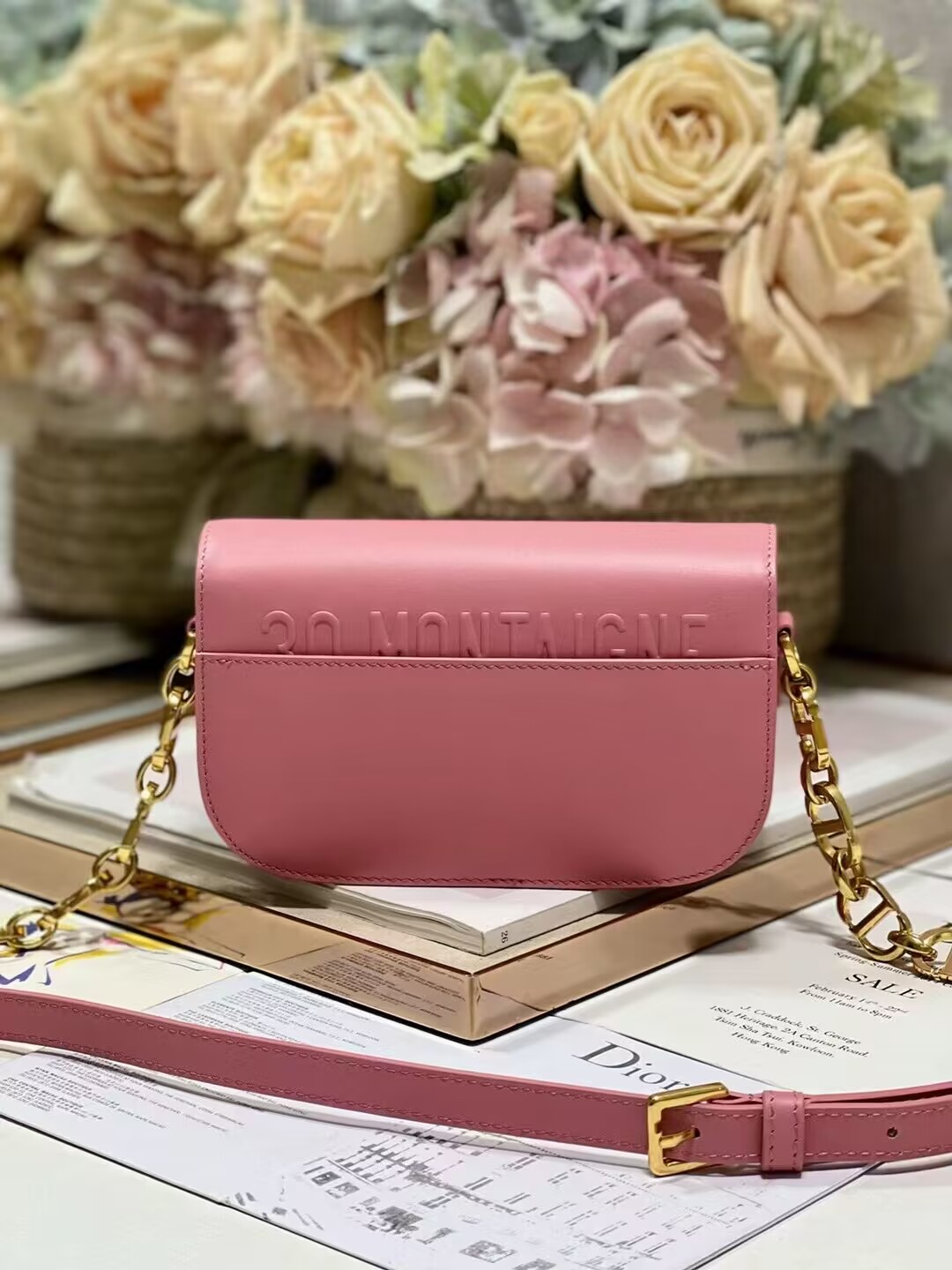 DIOR Box Calfskin M9261U pink