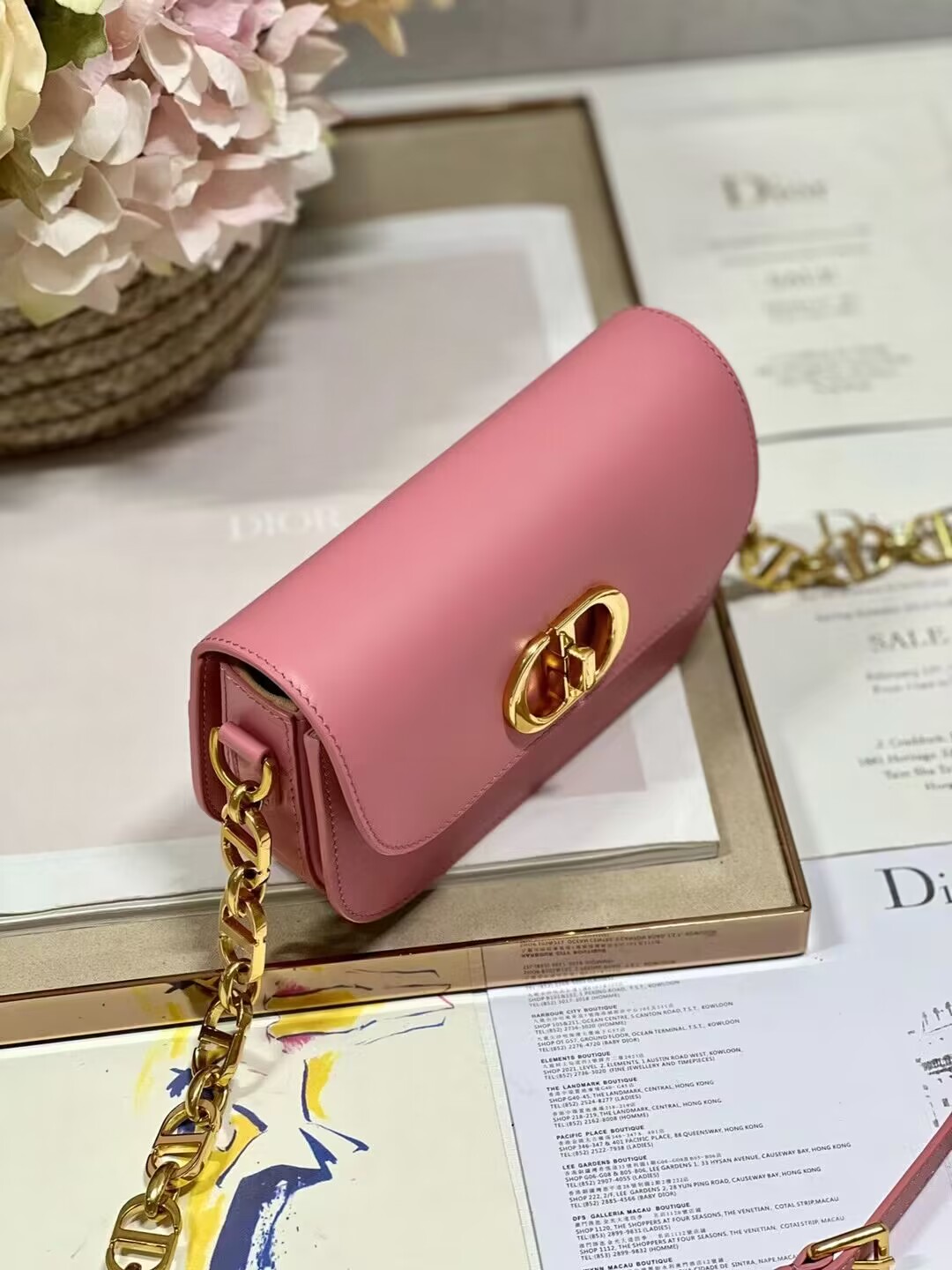 DIOR Box Calfskin M9261U pink