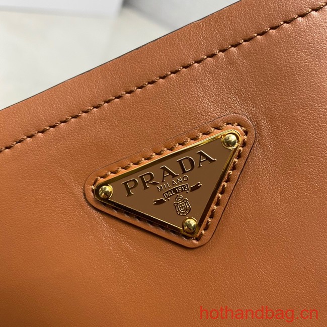 Prada Arque leather mini-bag 1BA373 brown