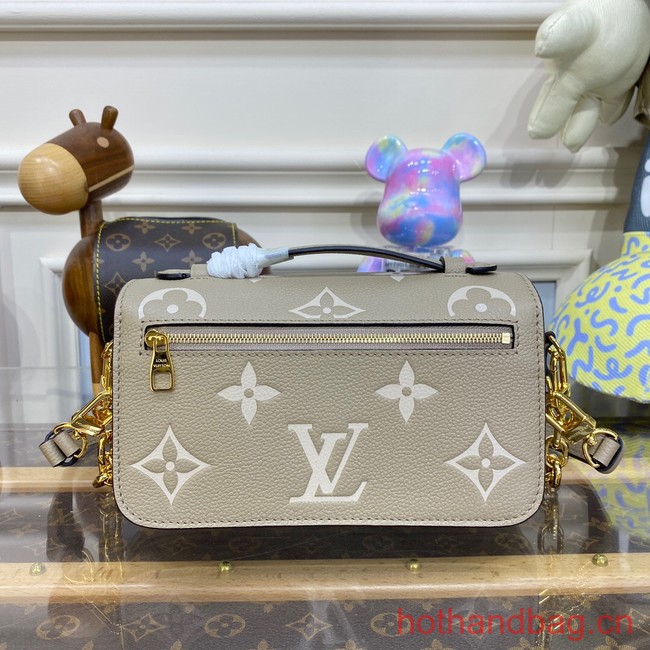 Louis Vuitton Pochette Metis East West M46596 Tourterelle Gray 