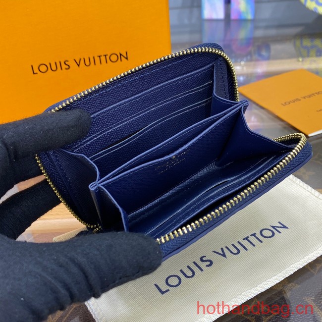 Louis Vuitton Zippy Coin Purse M82483 Blue