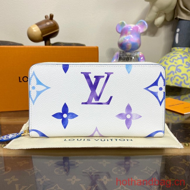 Louis Vuitton Zippy Wallet M82384 Blue