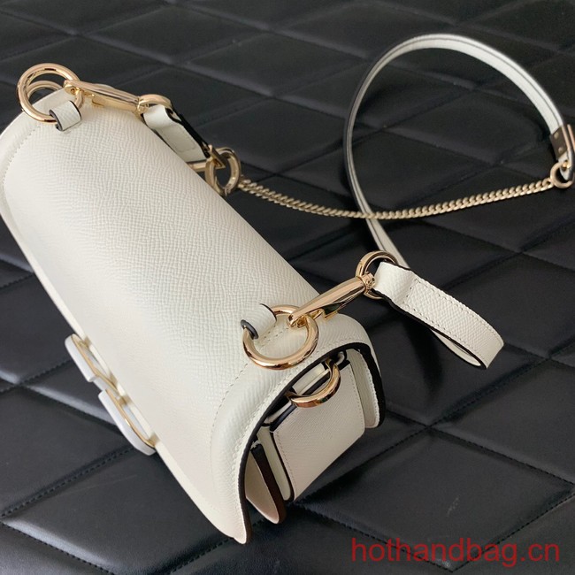 VALENTINO VSLING granular calfskin bag P098 white