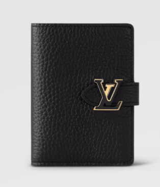 Louis Vuitton Vertical Compact Wallet M82461 BLACK