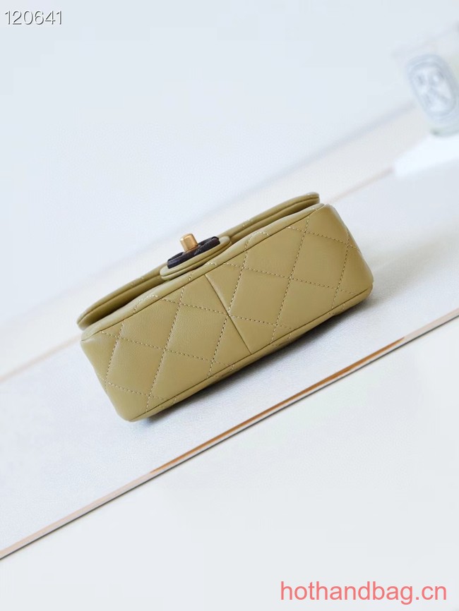 Chanel MINI FLAP BAG AS4165 Khaki