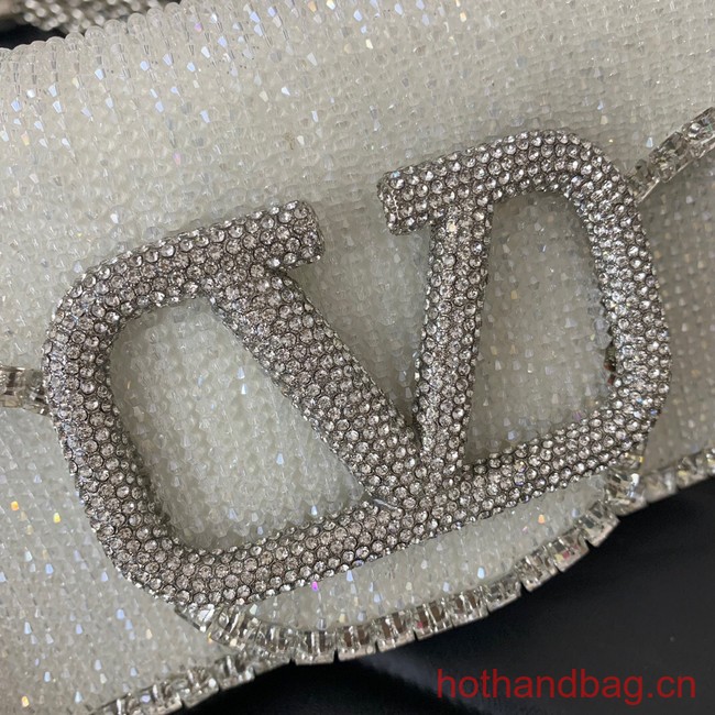 VALENTINO V-logo MINI LOCO bag 5032C white