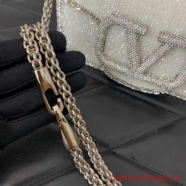 VALENTINO V-logo MINI LOCO bag 5032C white