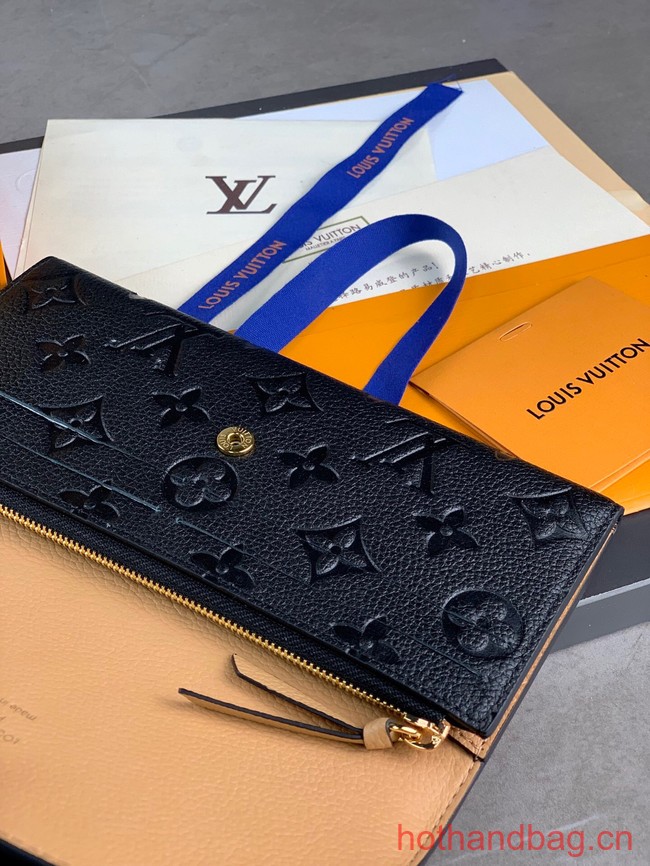 Louis Vuitton Emilie Wallet M62369 black