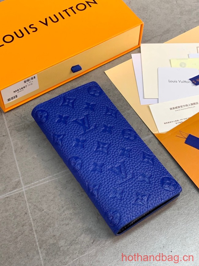 Louis Vuitton Brazza Wallet M62900 blue