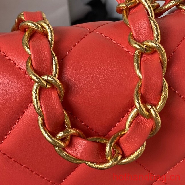 Chanel SMALL FLAP BAG AS4263 RED