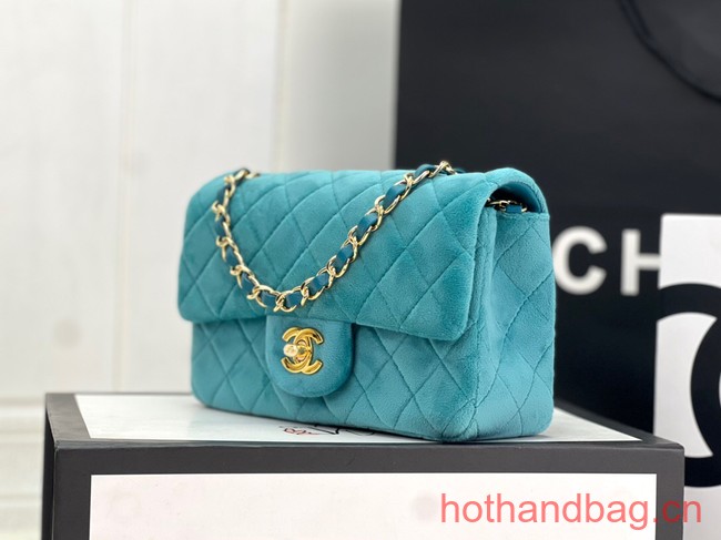 Chanel CLASSIC HANDBAG A1116 LIGHT BLUE