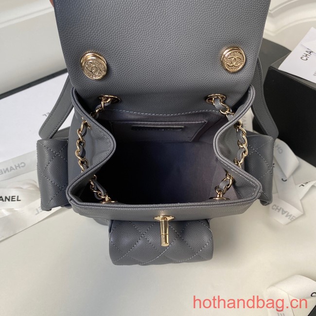 Chanel small BACKPACK AS4398 GRAY