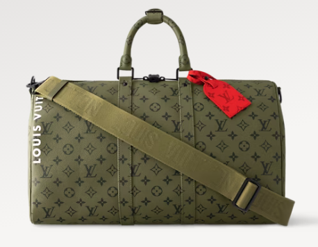 Louis Vuitton Keepall Bandouliere 45 M23962 Khaki Green