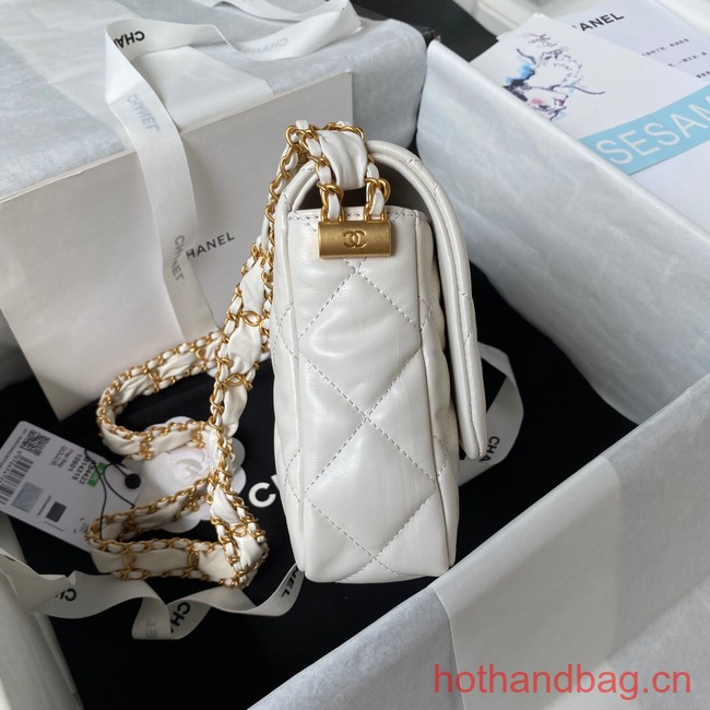 Chanel SMALL FLAP BAG AS4423 white