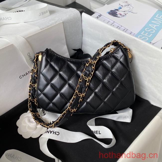 Chanel SMALL HOBO HANDBAG AP3647 black