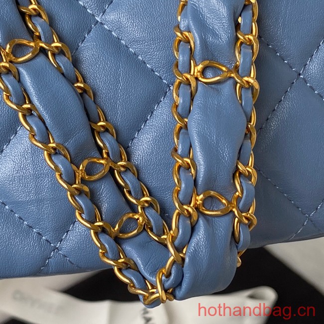 Chanel SMALL HOBO HANDBAG AP3647 blue