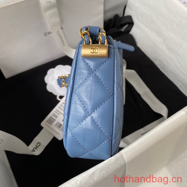 Chanel SMALL HOBO HANDBAG AP3647 blue