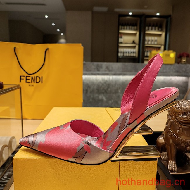 Fendi high-heeled 9CM slingbacks 93764-1