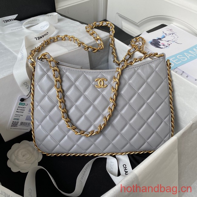 Chanel LARGE HOBO BAG AS4287 gray