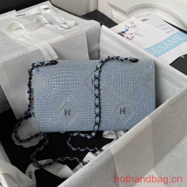 Chanel SMALL FLAP BAG A01112 LIGHT BLUE