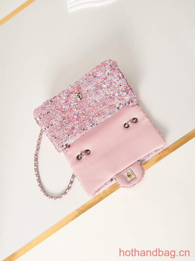 Chanel SMALL FLAP BAG AS3965 pink