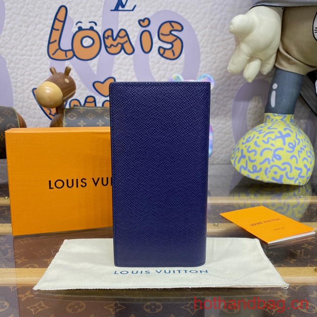 Louis Vuitton BRAZZA WALLET M30980 Midnight Blue