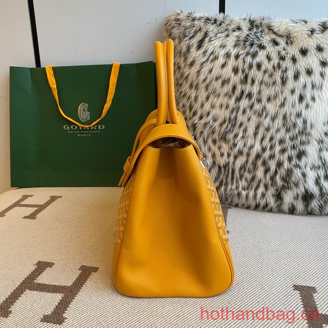 Goyard Calfskin Leather Tote Bag 20300 yellow