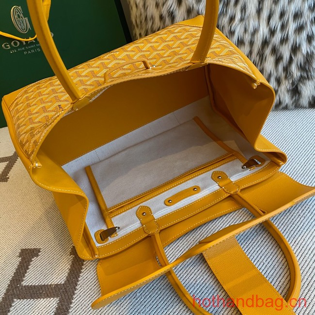 Goyard Calfskin Leather Tote Bag 20300 yellow