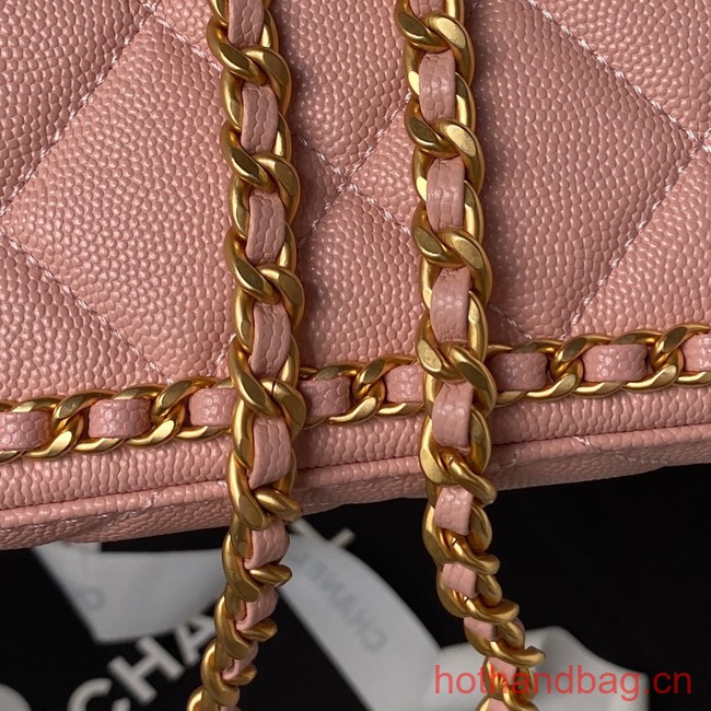 Chanel SMALL FLAP BAG AS4489 pink