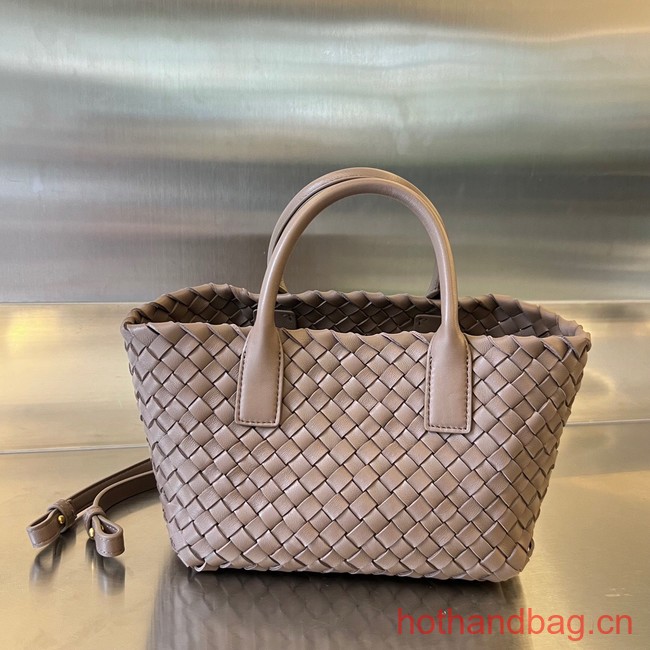 Bottega Veneta Mini Cabat 709464 Tourterelle Gray