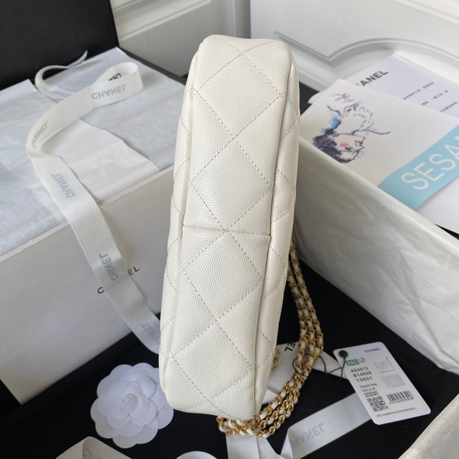 Chanel SMALL HOBO BAG AS4612 WHITE