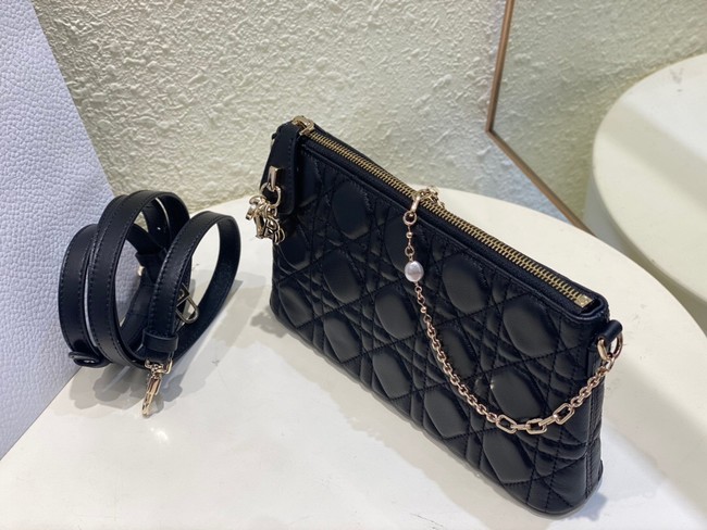 MISS DIOR MIDI MINI BAG black Cannage Lambskin S6006ONM