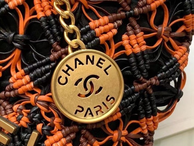 CHANEL 22 MINI HANDBAG AS3980 orange